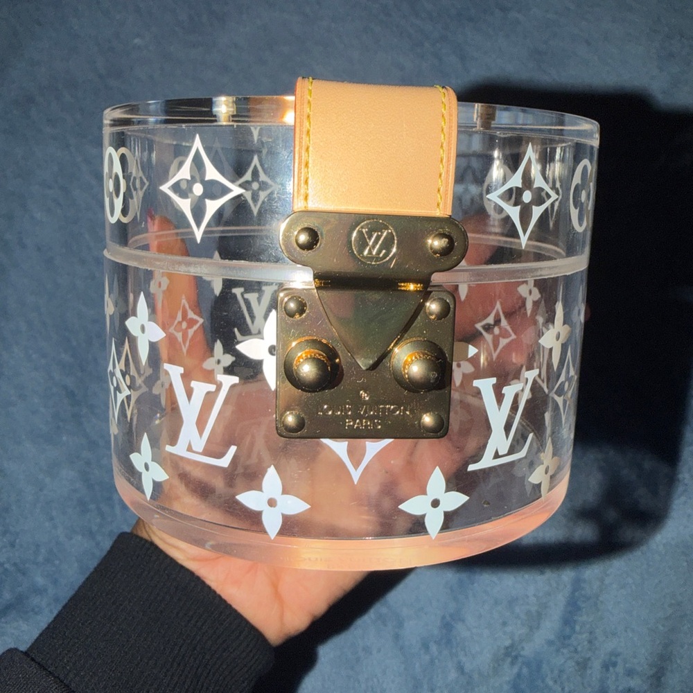 Louis Vuitton Transparent Plexiglass Scott Box.